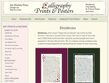 Tablet Screenshot of desiderata.com