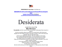 Tablet Screenshot of desiderata.cz